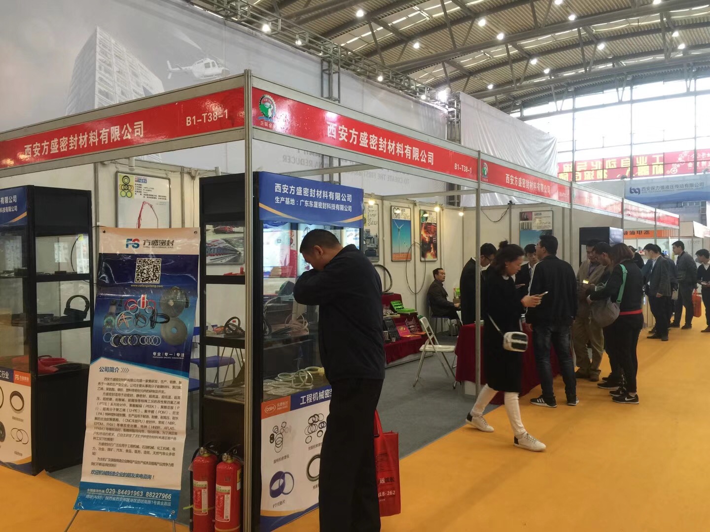 愛密特密封件公司：中國（西安）國際密封工業(yè)技術(shù)展覽會(huì)現(xiàn)場